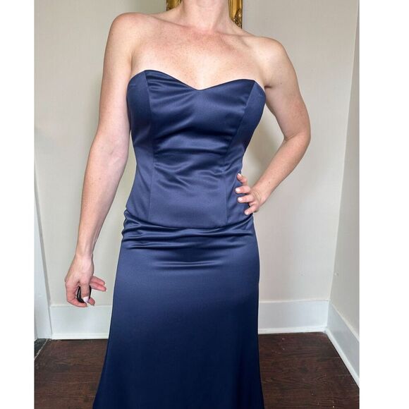 David's Bridal Blue Corset and Skirt Set Size Small - Picture 1 of 15